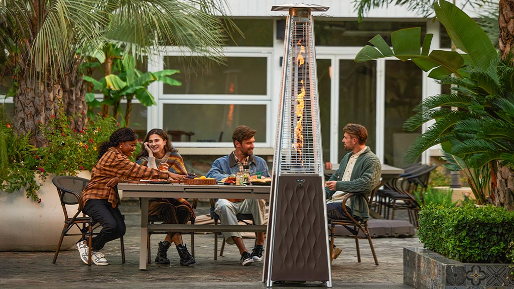 EAST OAK Pyramid Outdoor Patio Heater