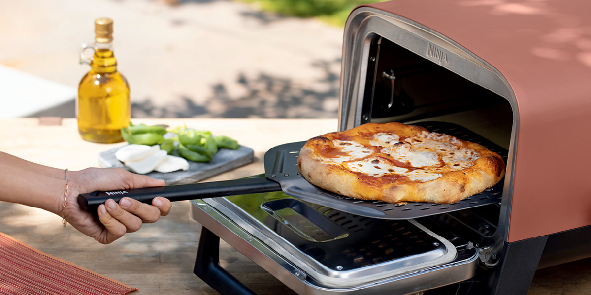 Ninja Woodfire Outdoor Portable Electric Pizza Oven for Your Patio Cooking