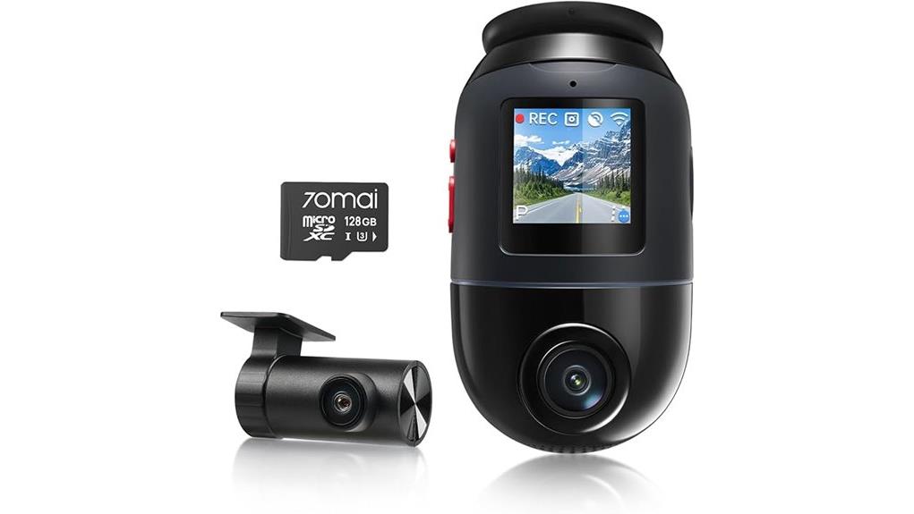 70mai 4k omni dual camera dashcam