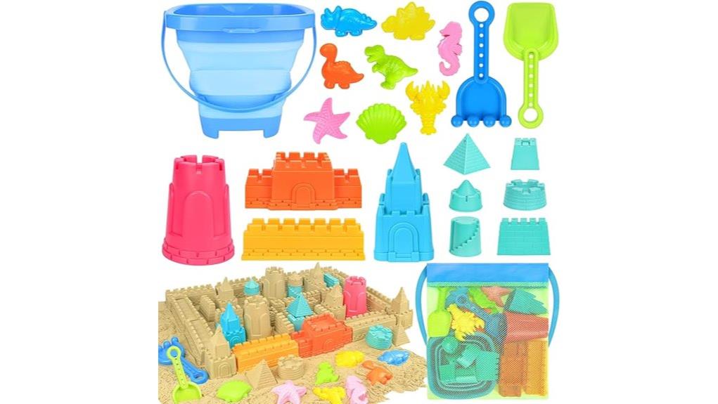 collapsible sand playset for kids