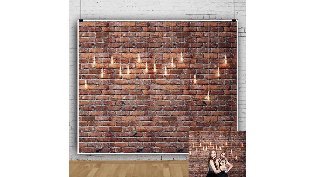 glittery red brick backdrop glittery red brick backdrop