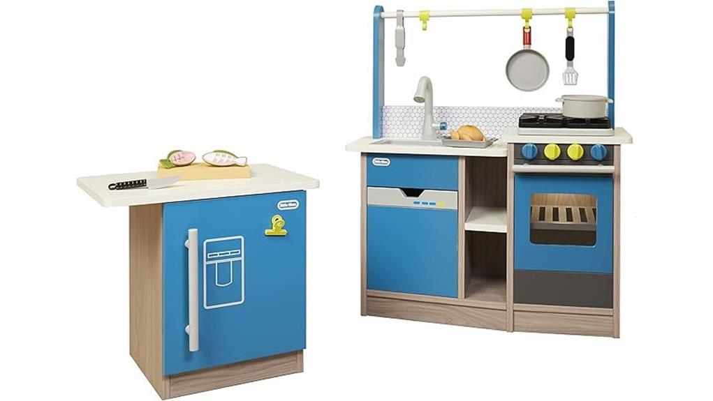 kid sized pretend kitchen island