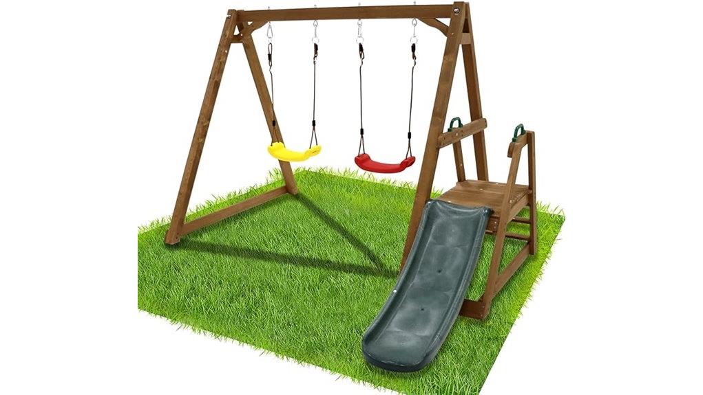 kids outdoor swing set