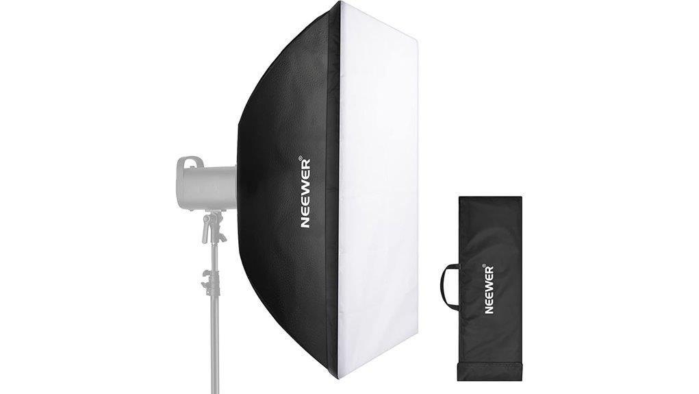 large rectangular neewer softbox