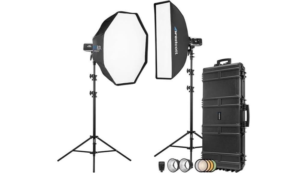 portable professional studio lighting kit
