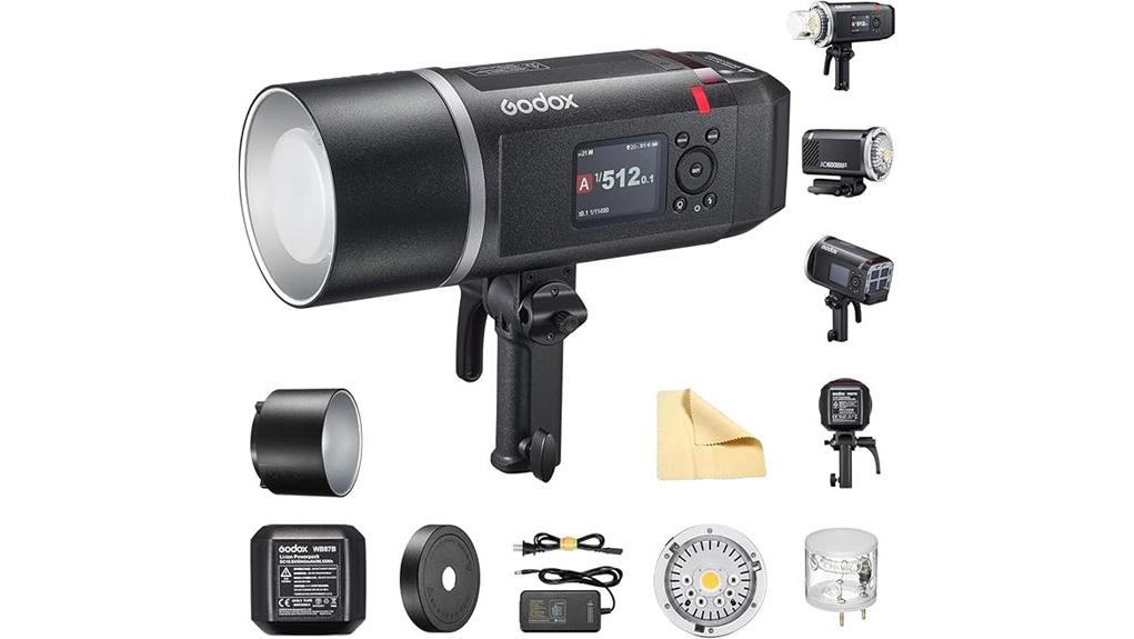 powerful portable studio strobe