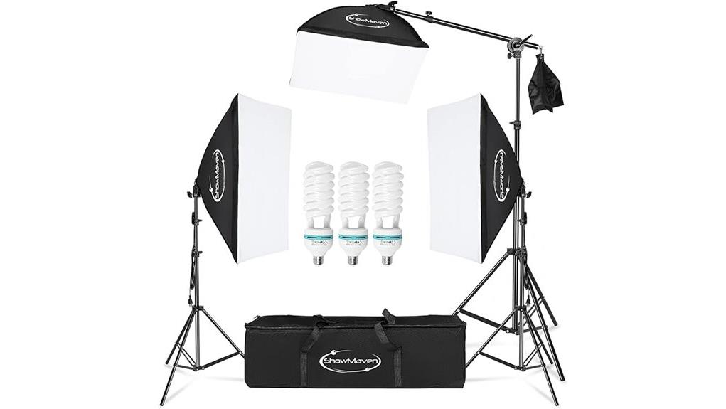 showmaven softbox lighting kit showmaven softbox lighting kit