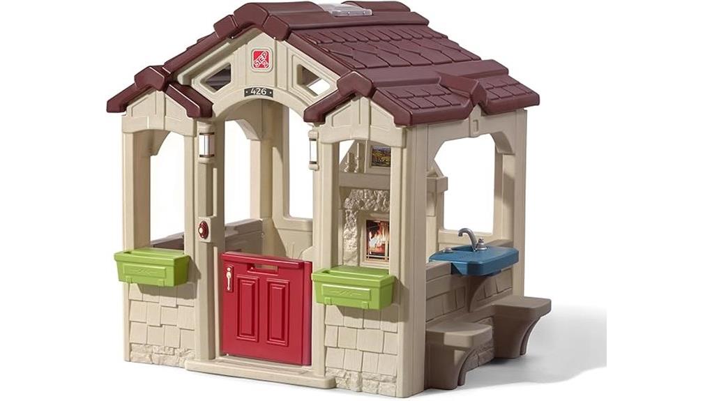 small wooden children s playhouse