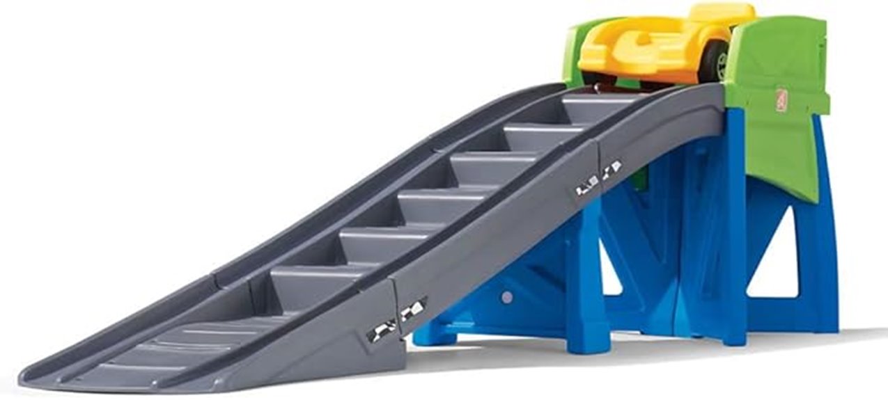 sturdy colorful kid rollercoaster