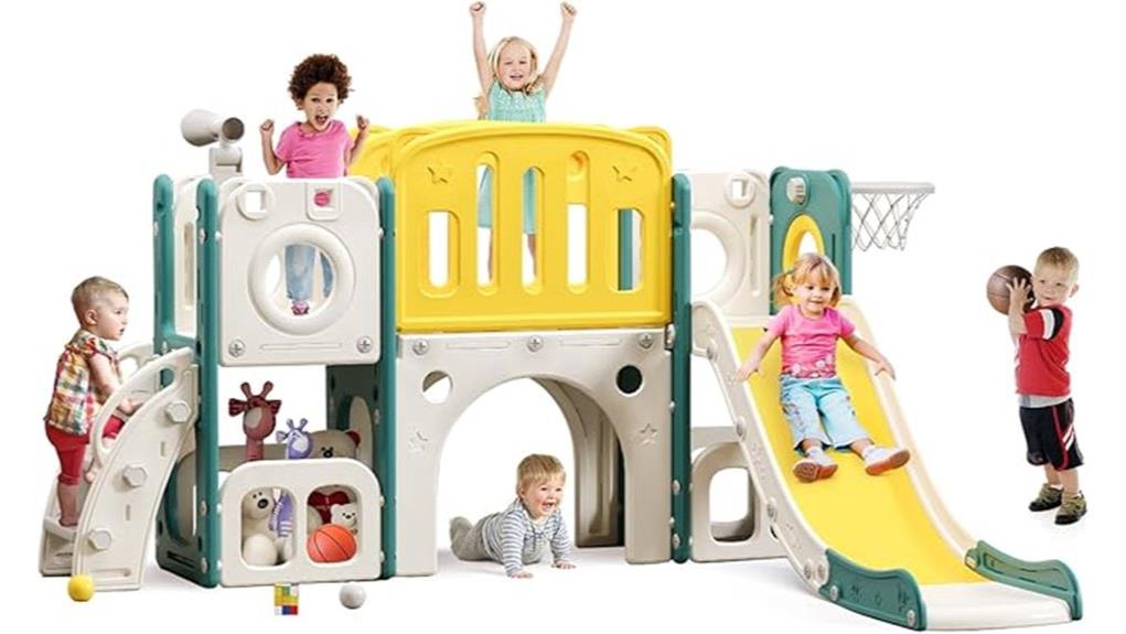 versatile compact indoor toddler slide