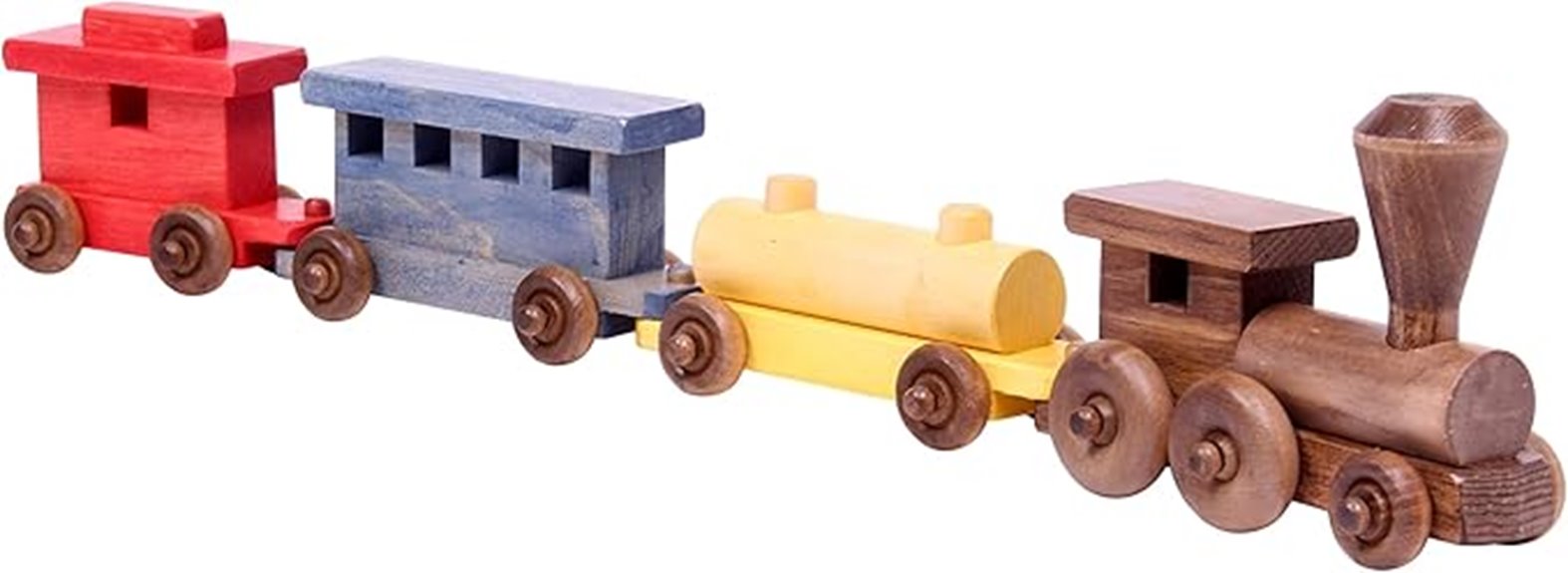 wooden amish crafted train set