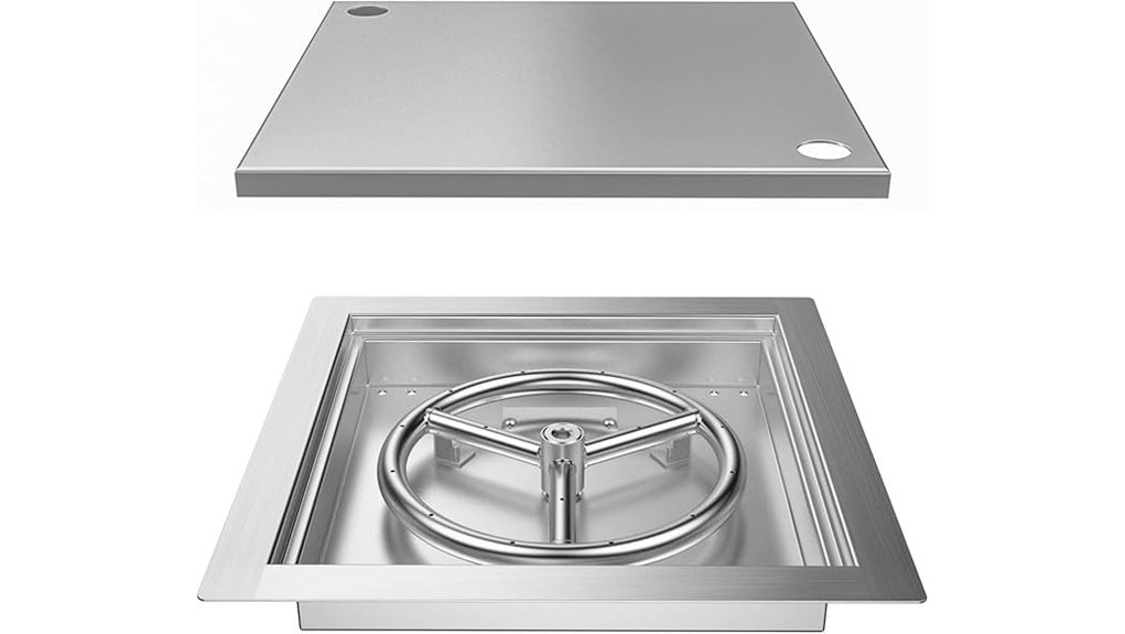 12 inch stainless steel burner