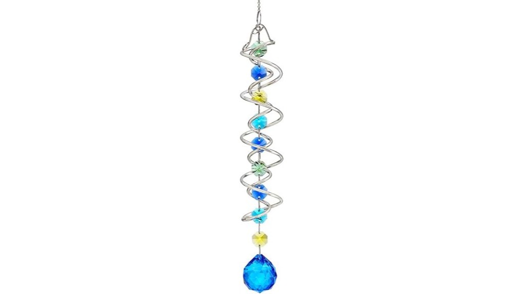 20 5 inch spiral tail gazing ball
