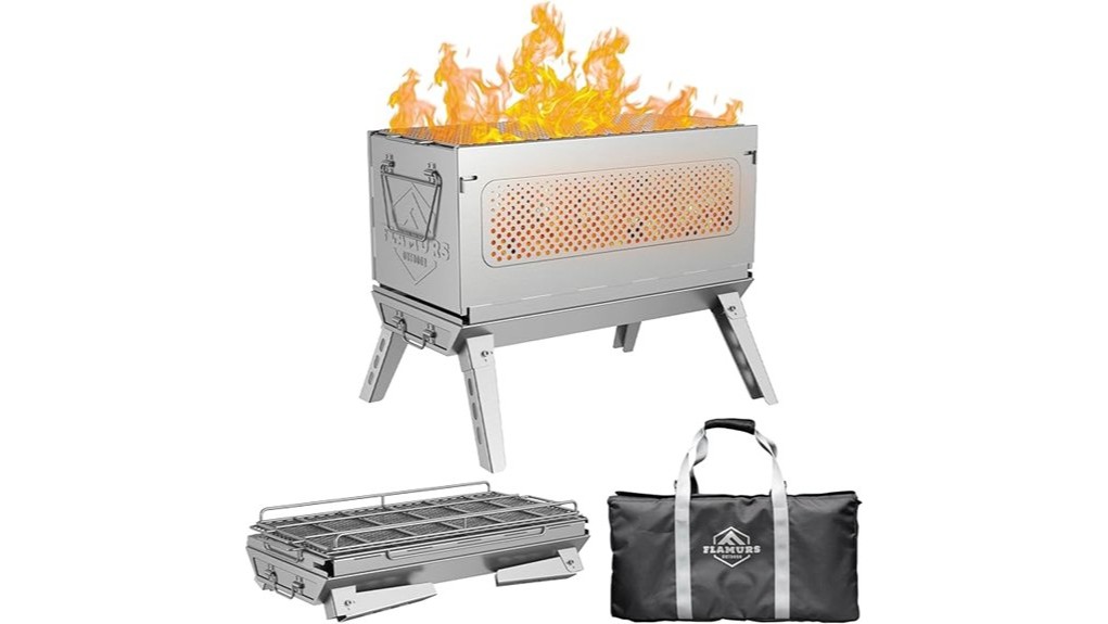 20 inch smokeless outdoor firepit