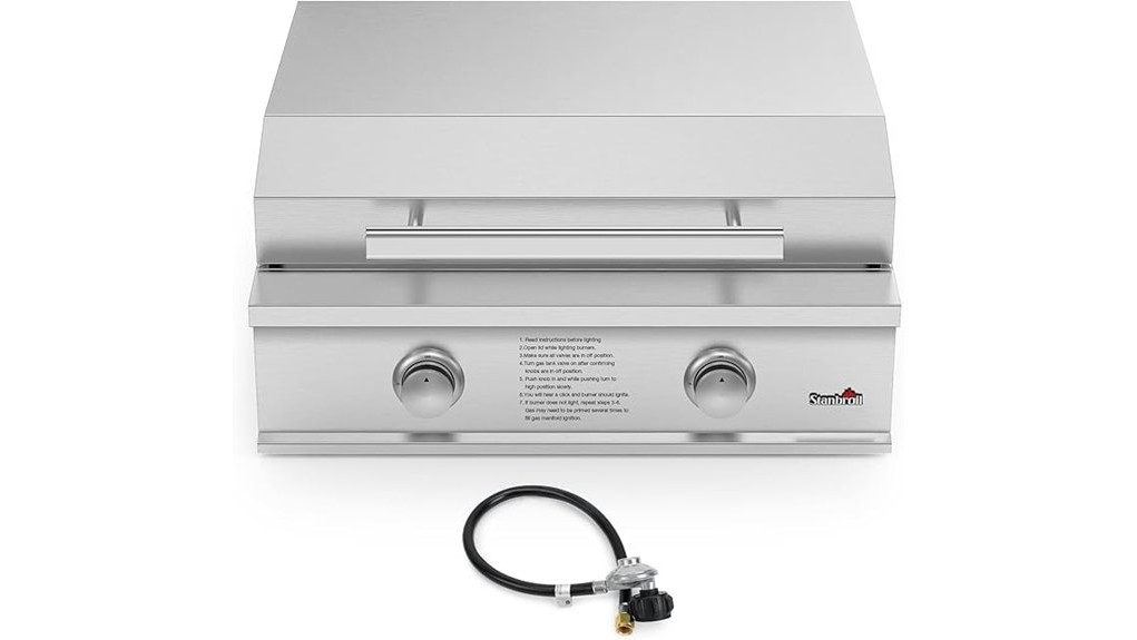 28 inch premium propane griddle