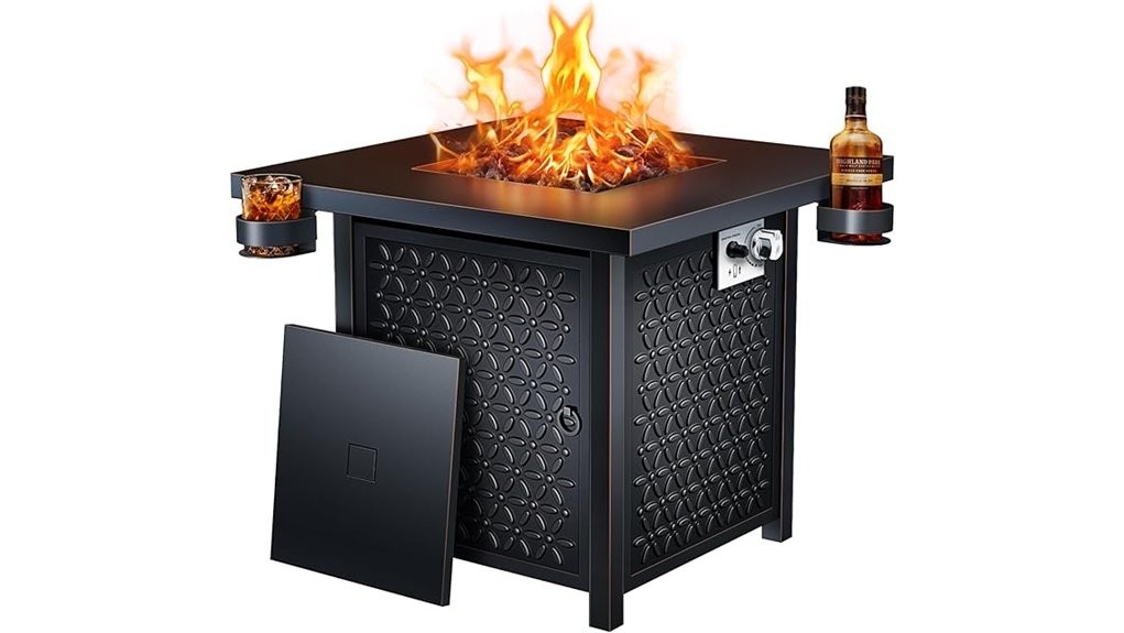 32 inch ciays propane firepit
