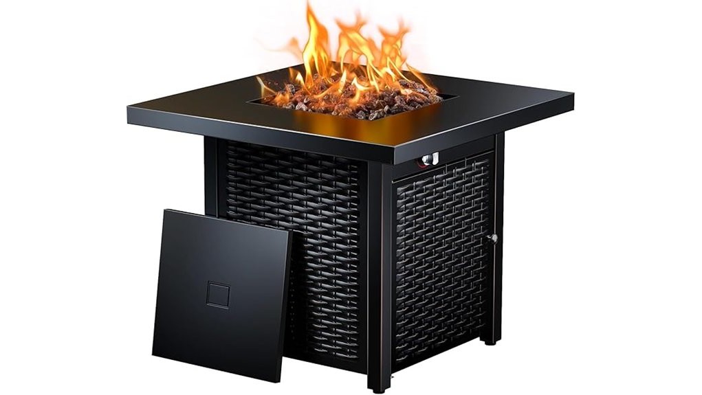 32 inch propane fire pit