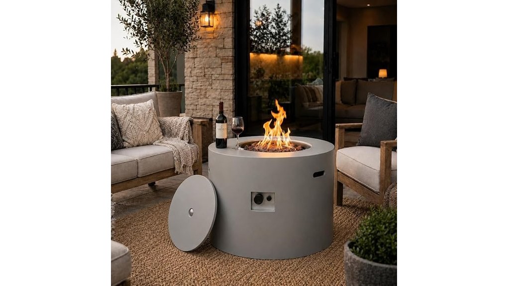 32 inch smokeless propane firepit