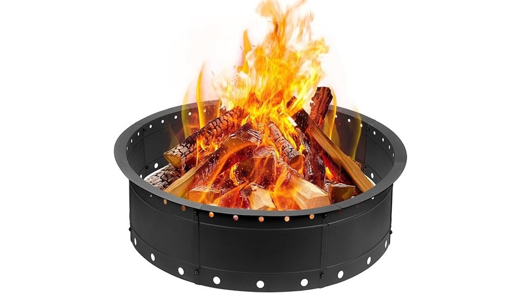 36 inch steel fire pit ring