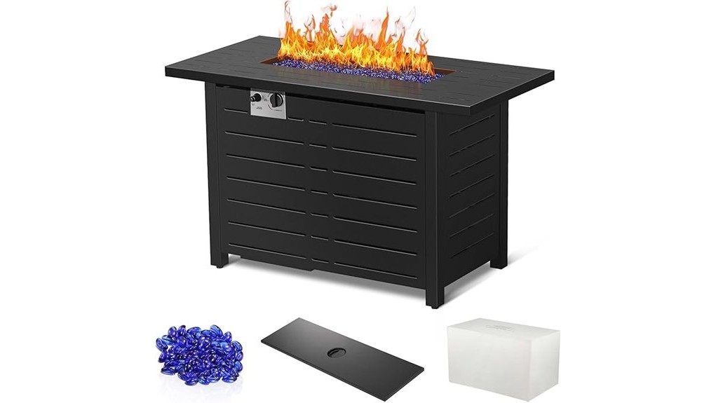 43 inch propane fire pit