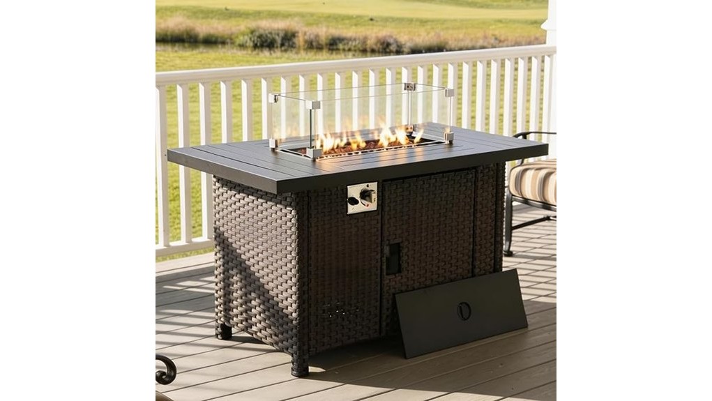 46 inch 55 000btu propane firepit