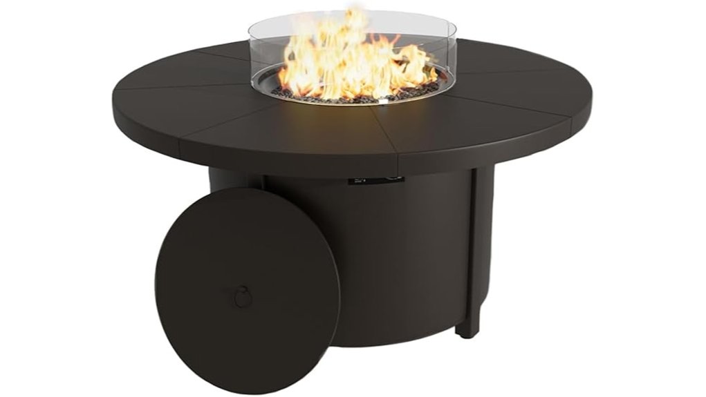48 inch round propane firepit