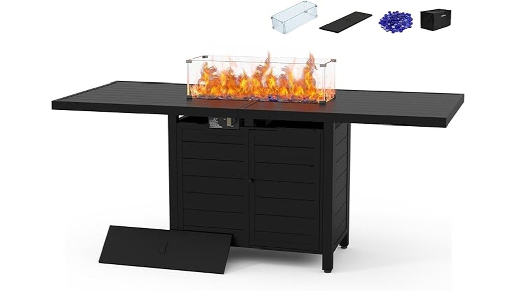 60 inch propane firepit table 60 inch propane firepit table