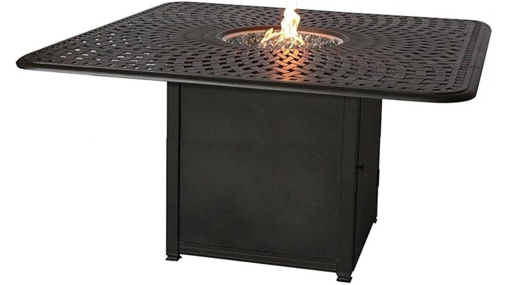 64 inch propane bar table