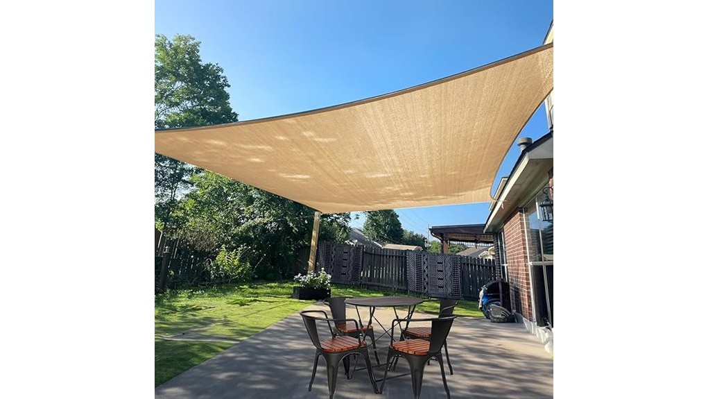 8 by 10 foot sun shade sail