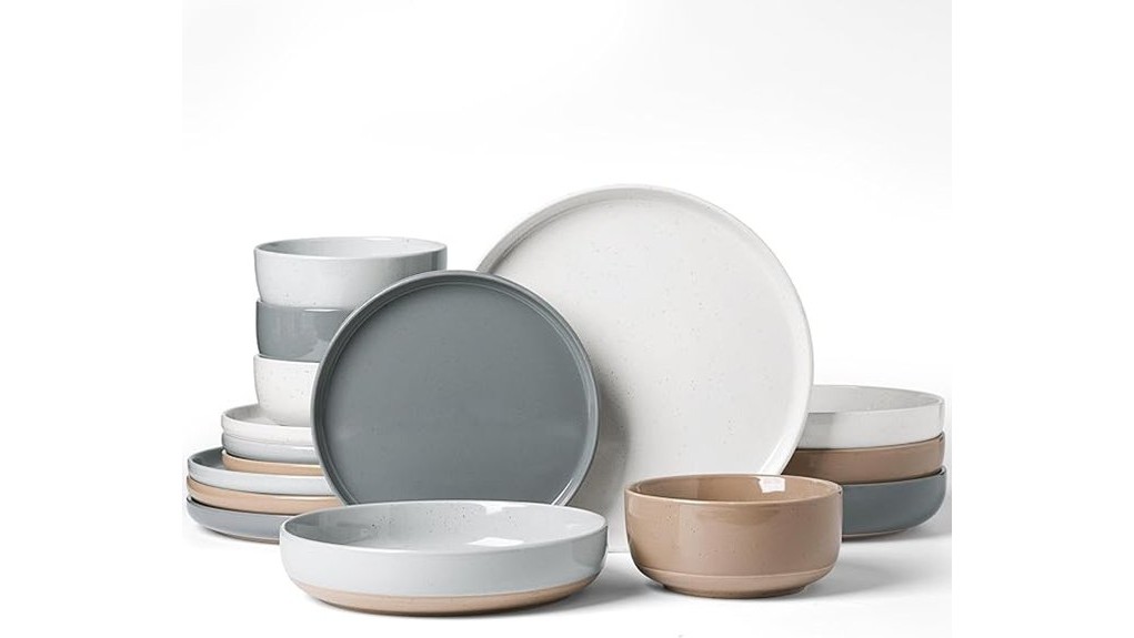 affordable elegant stoneware set