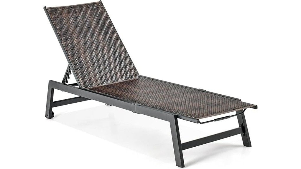 affordable outdoor reclining lounge