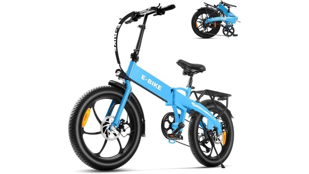 compact 20 inch folding e bike