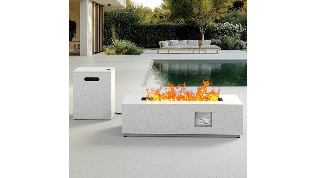 compact backyard propane firepit review