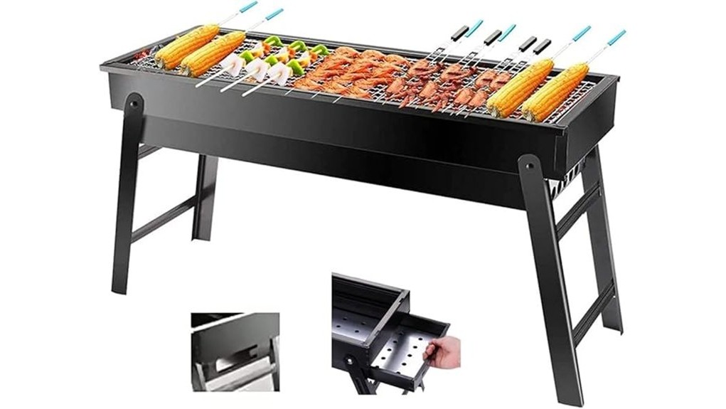 compact foldable charcoal grill compact foldable charcoal grill