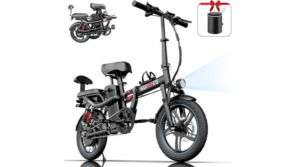 compact foldable electric commuter bike