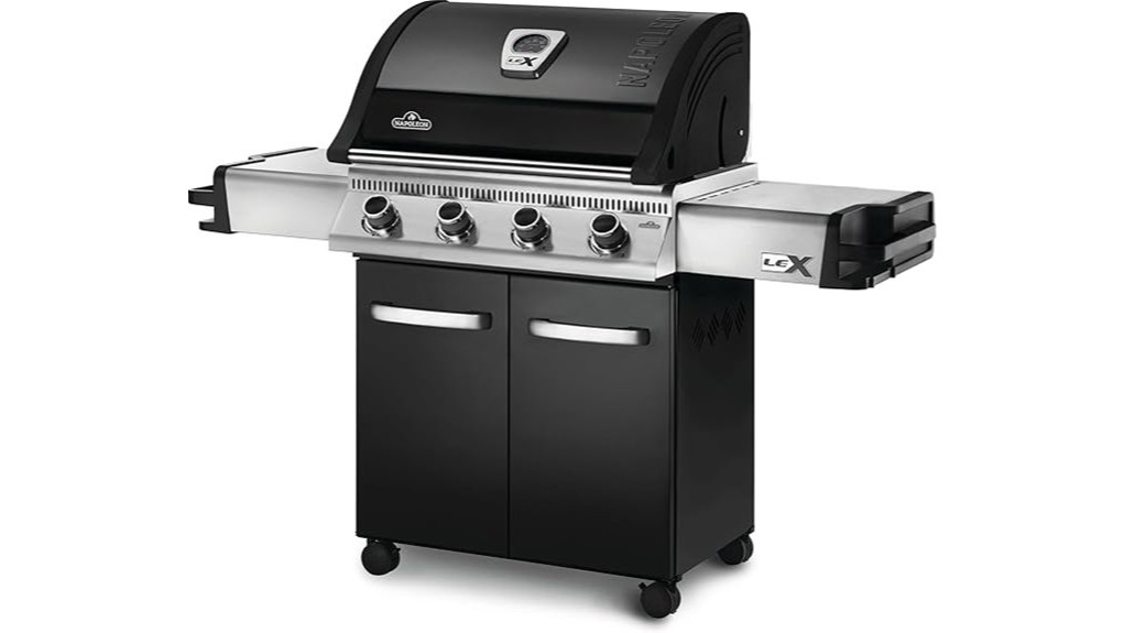 compact high performance stainless grill