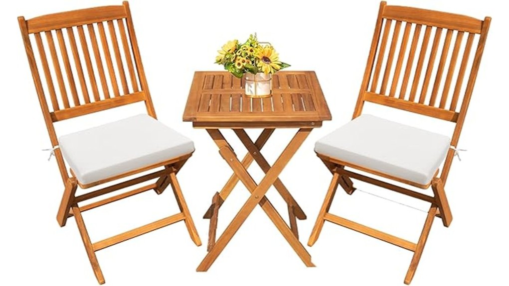 compact outdoor bistro set compact outdoor bistro set