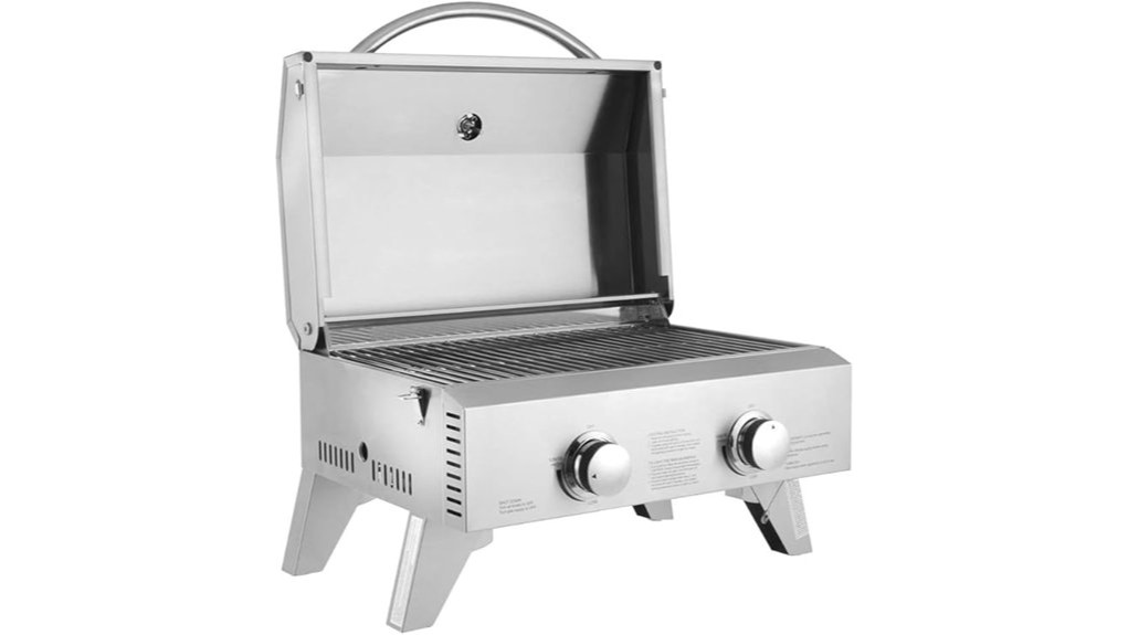 compact portable propane grill