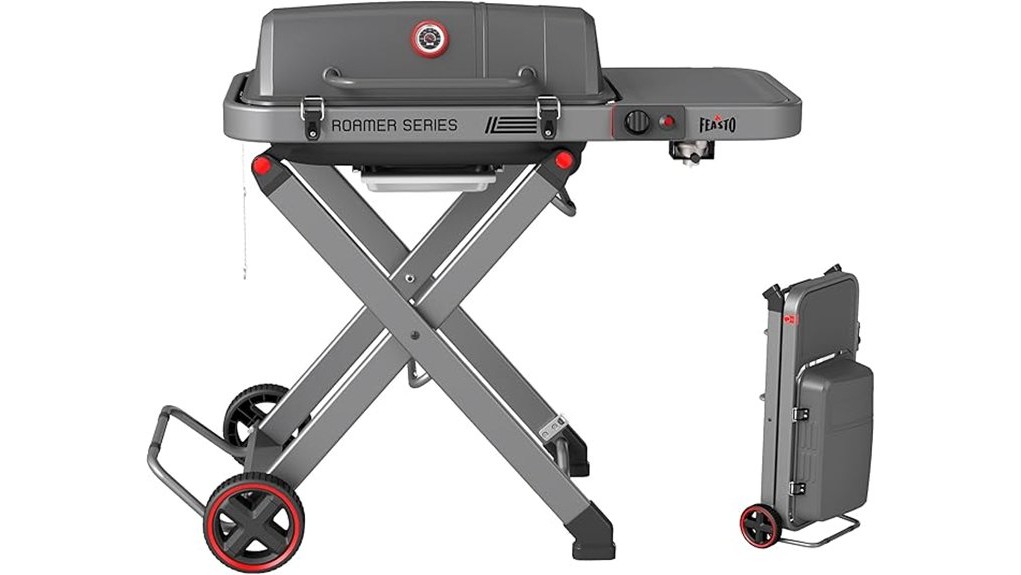 compact portable propane grill