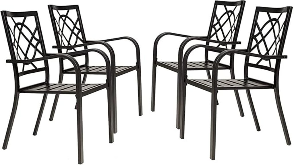 compact weatherproof patio set