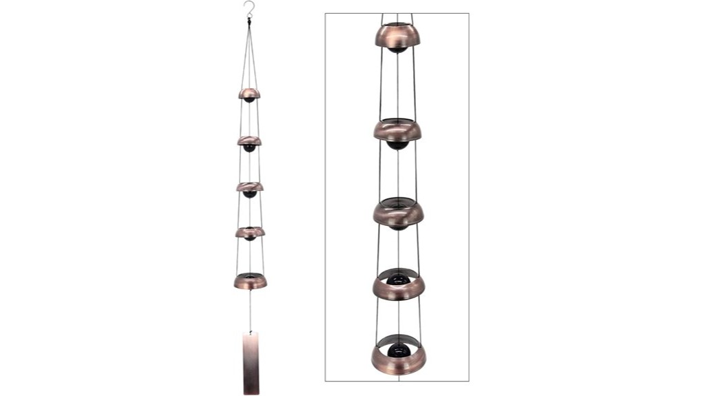 copper temple feng shui chimes