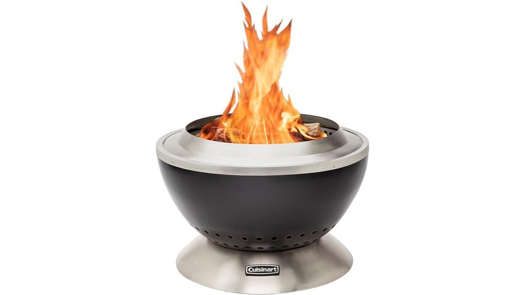 cuisinart 24 smokeless firepit