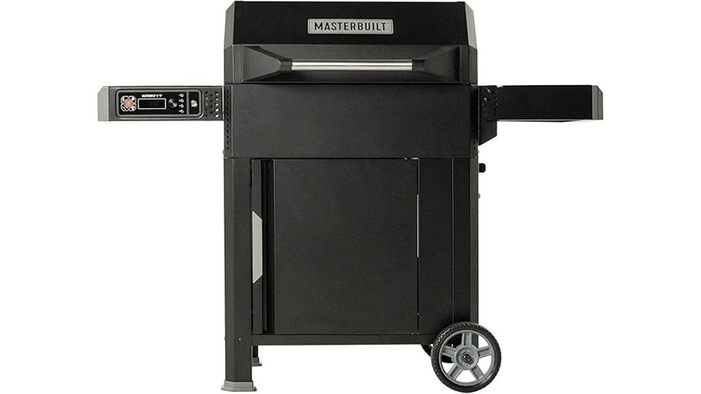 digital charcoal grill smoker