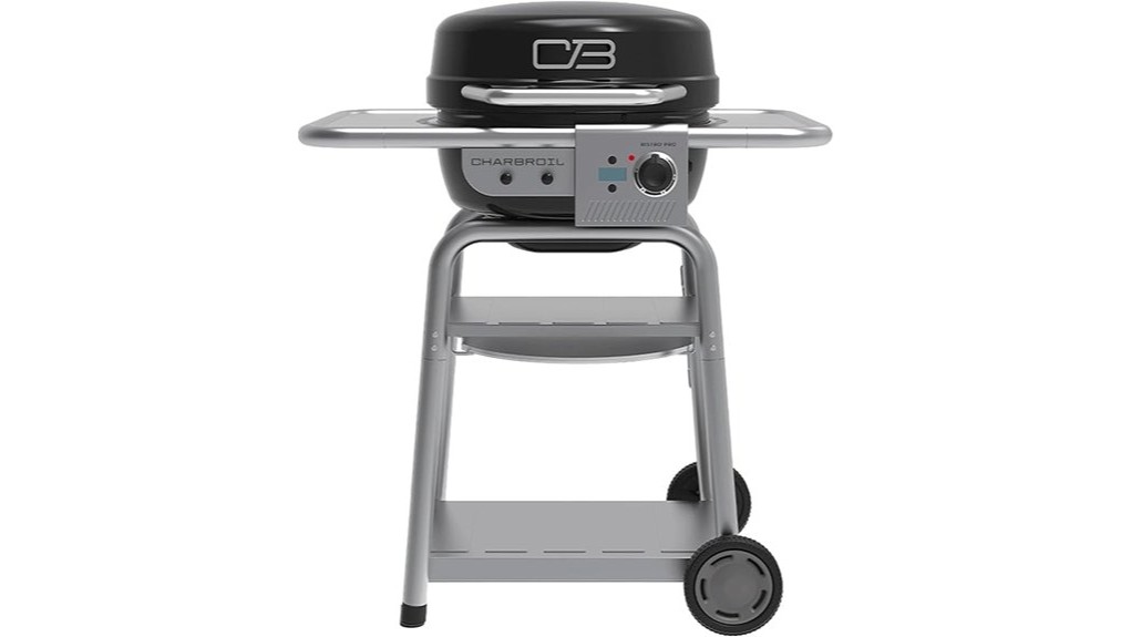 dual fuel compact outdoor grill