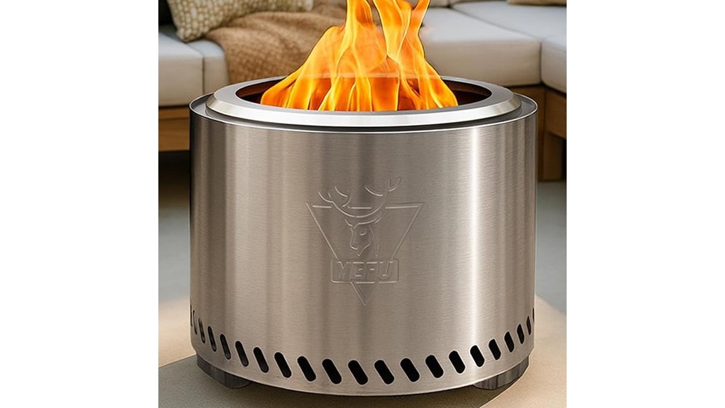 durable 304 stainless firepit