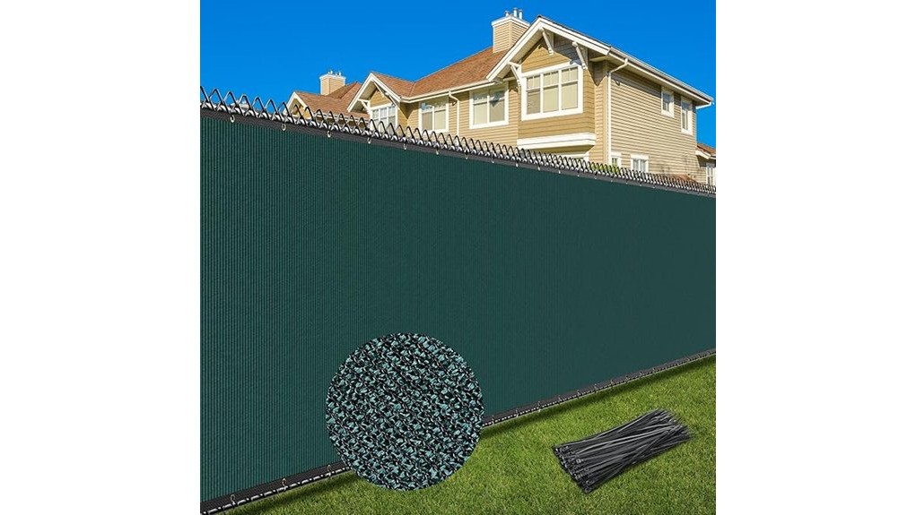 durable 6x50ft privacy fence