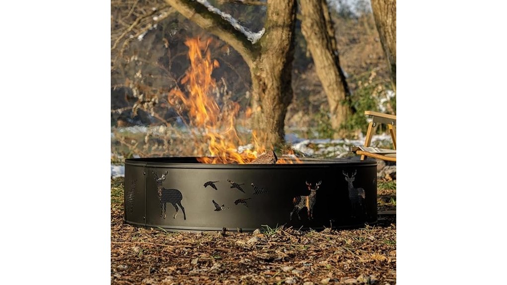 durable mesh firepit ring