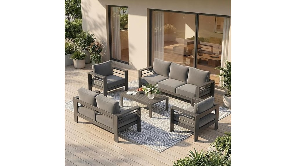 durable rust resistant modern set