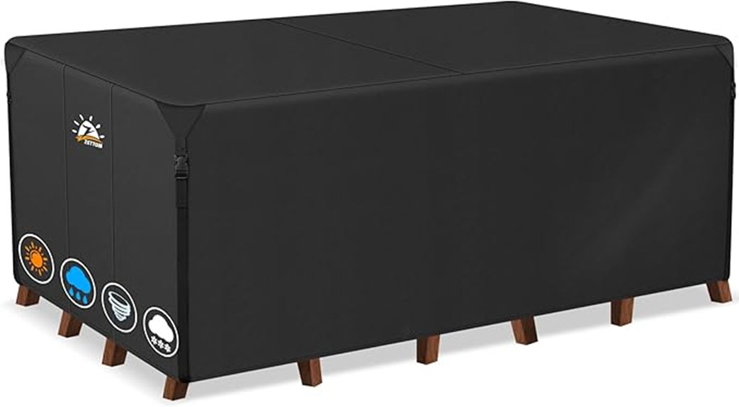 durable weatherproof rectangular cover