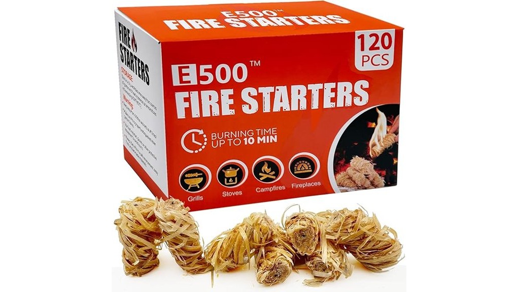 e500 natural pine firestarter pack